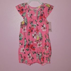 🐦Pink Parakeet Romper🐦